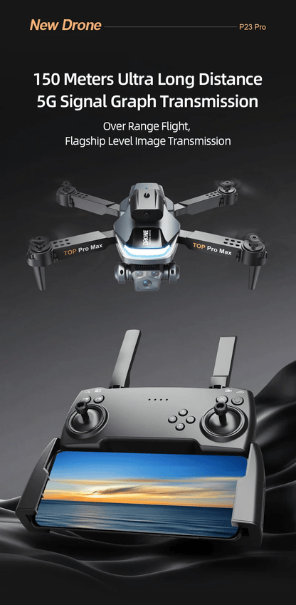 P23 Pro Intelligent Obstacle Avoiding Drone - Foldable Drone